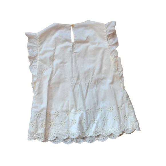 J.Crew Crewcuts Short-Sleeve Eyelet Shirt - Size XL - Picture 4 of 4